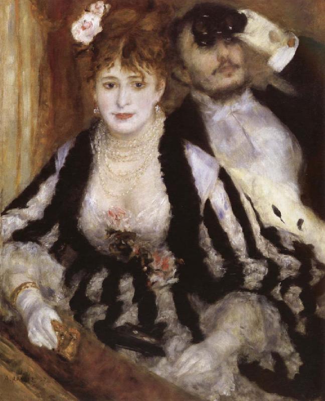 Pierre-Auguste Renoir The Teatre Box Sweden oil painting art